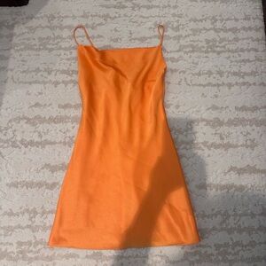 Alice + Olivia harmony silk slip dress
